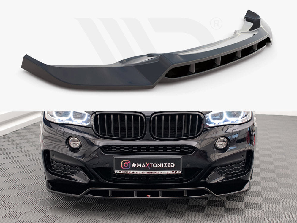 Front Splitter V.2 BMW X6 M Sport F16 Maxton Design