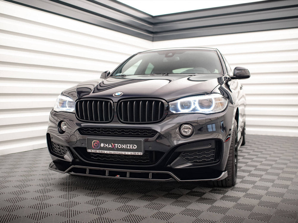 Front Splitter V.2 BMW X6 M Sport F16 Maxton Design