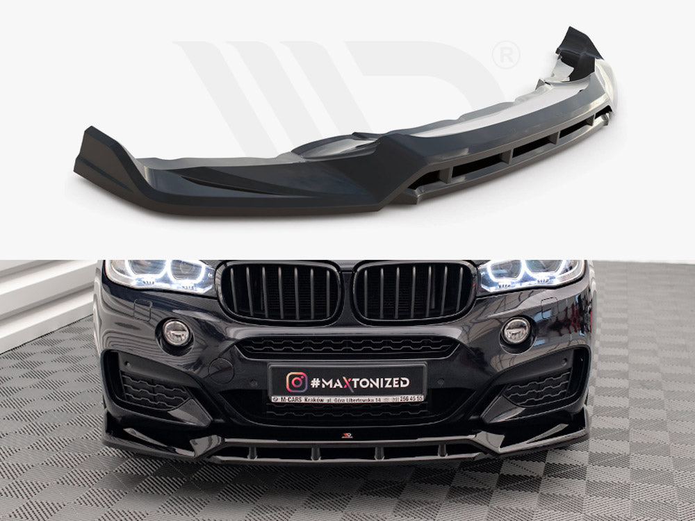 Front Splitter V.3 BMW X6 M Sport F16 Maxton Design