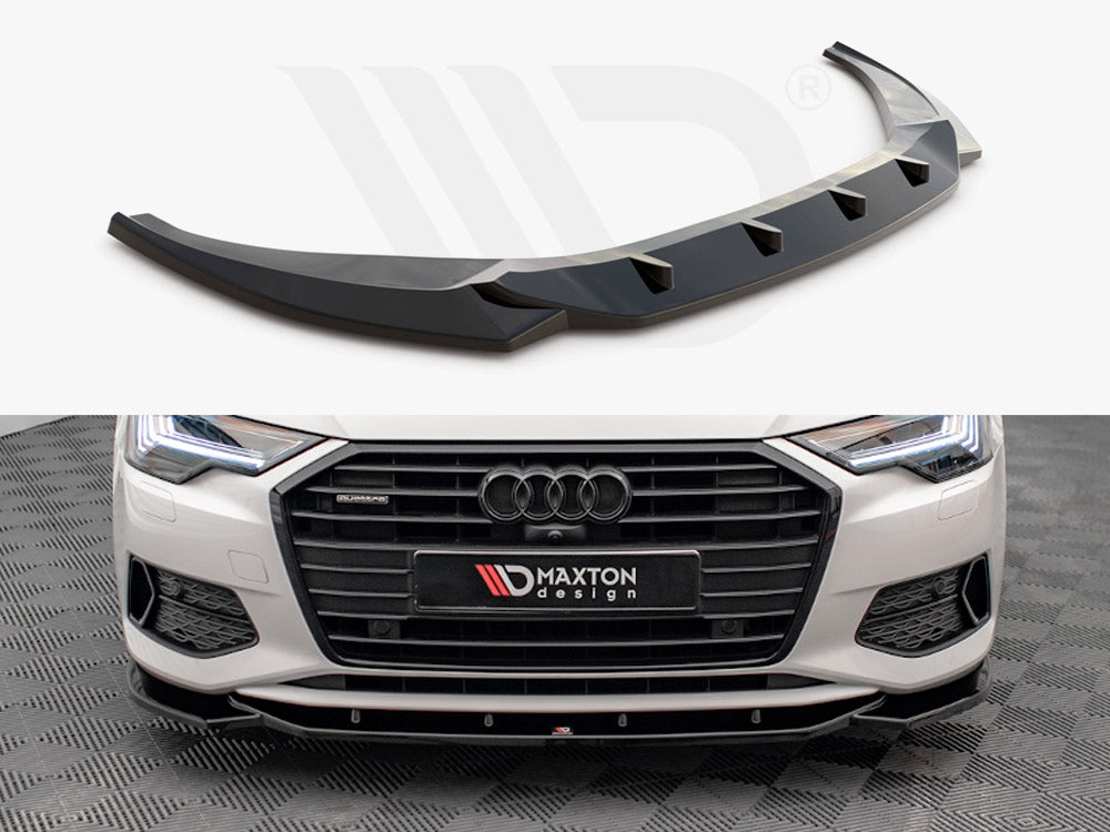 Front Splitter V.1 Audi A6 C8 Maxton Design