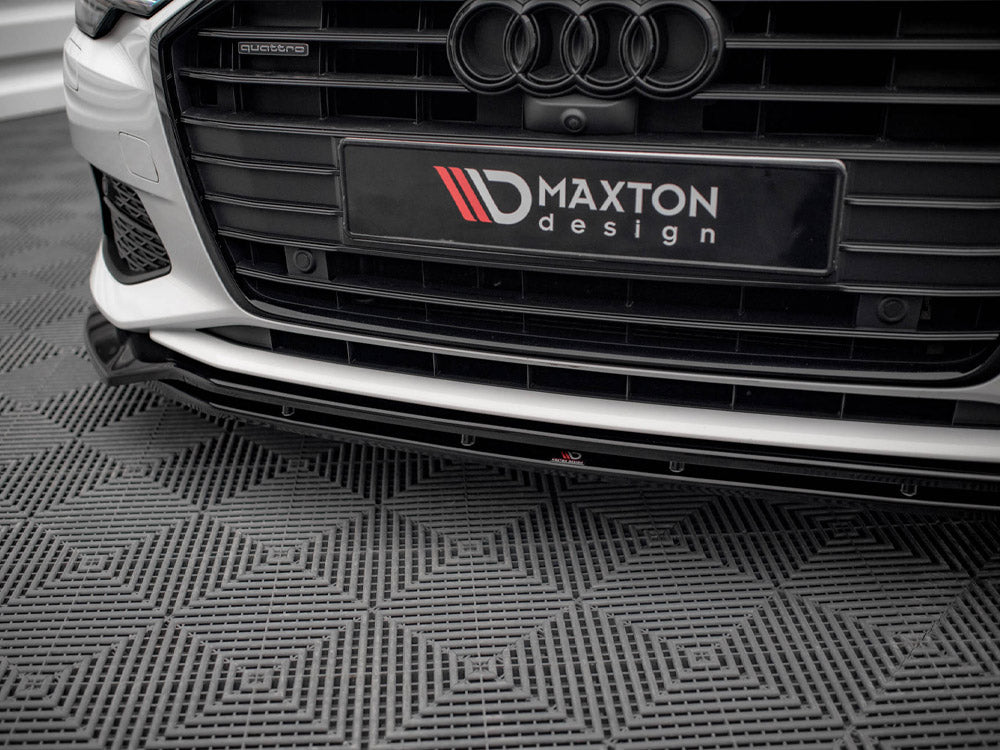 Front Splitter V.3 Audi A6 C8 Maxton Design