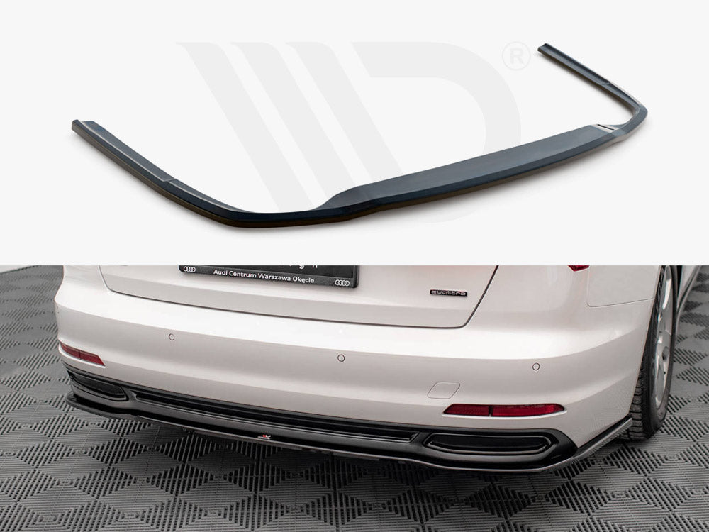 Central Rear Splitter Audi A6 C8 Maxton Design