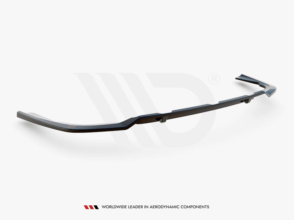 Central Rear Splitter (Vertical Bars) V.3 BMW X6 M-Pack G06 Maxton Design