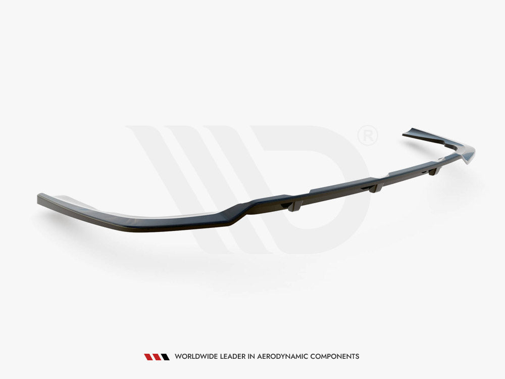 Central Rear Splitter (Vertical Bars) V.2 BMW X6 M-Pack G06 Maxton Design