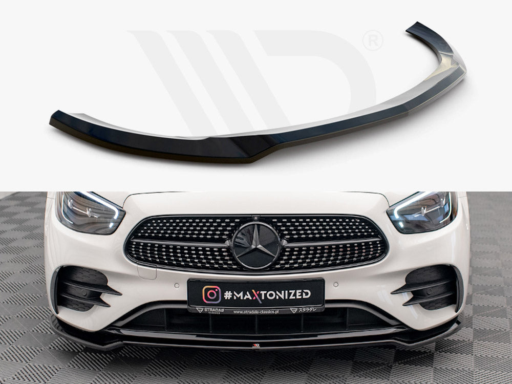 Front Splitter V.1 Mercedes E AMG Line W213 Facelift Maxton Design