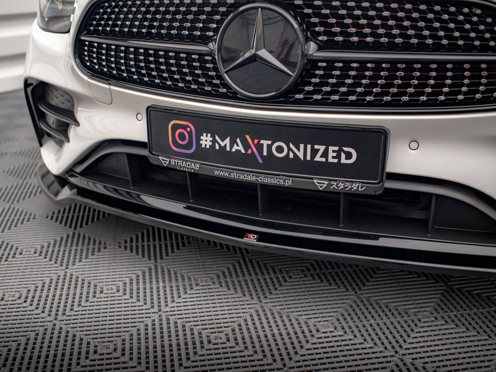 Front Splitter V.1 Mercedes E AMG Line W213 Facelift Maxton Design