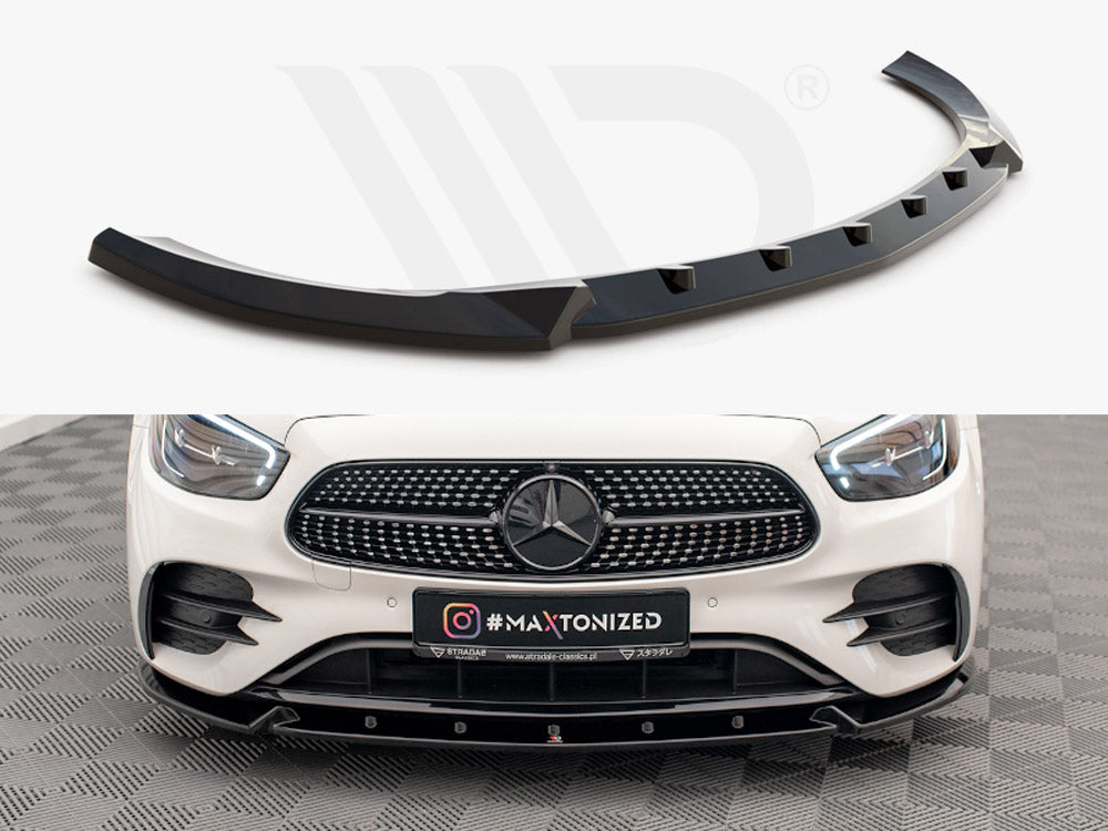 Front Splitter V.2 Mercedes E AMG Line W213 Facelift Maxton Design