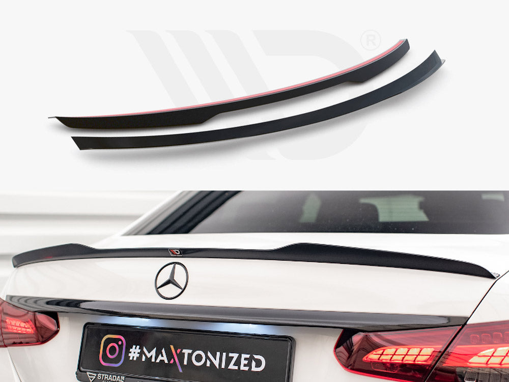 Spoiler CAP Mercedes E Sedan AMG Line W213 Facelift Maxton Design