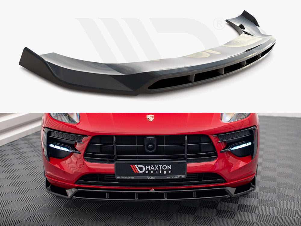 Front Splitter V.2 Porsche Macan Mk1 Facelift Maxton Design