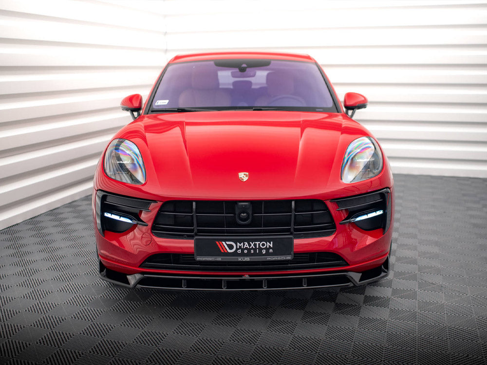 Front Splitter V.2 Porsche Macan Mk1 Facelift Maxton Design