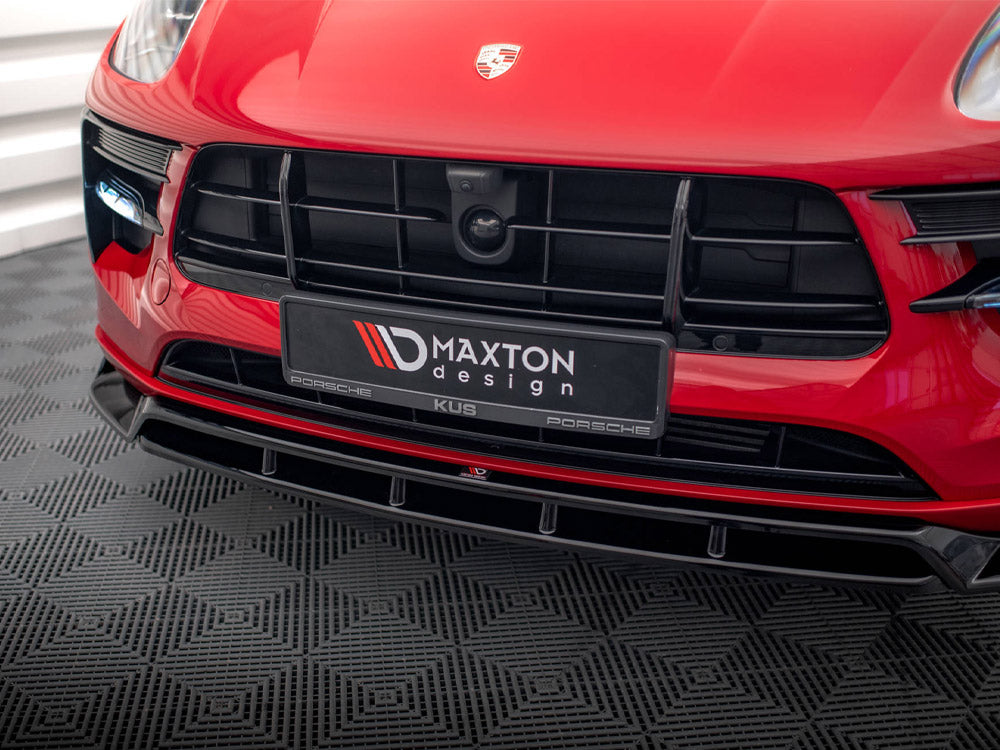 Front Splitter V.2 Porsche Macan Mk1 Facelift Maxton Design