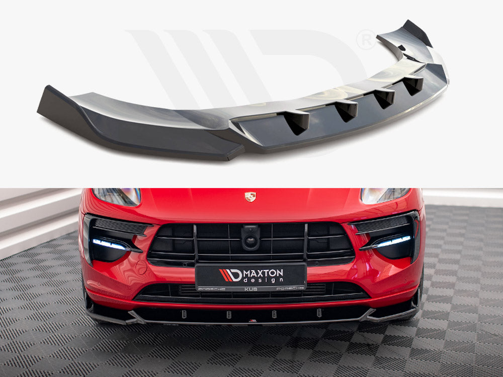 Front Splitter V.1 Porsche Macan Mk1 Facelift Maxton Design