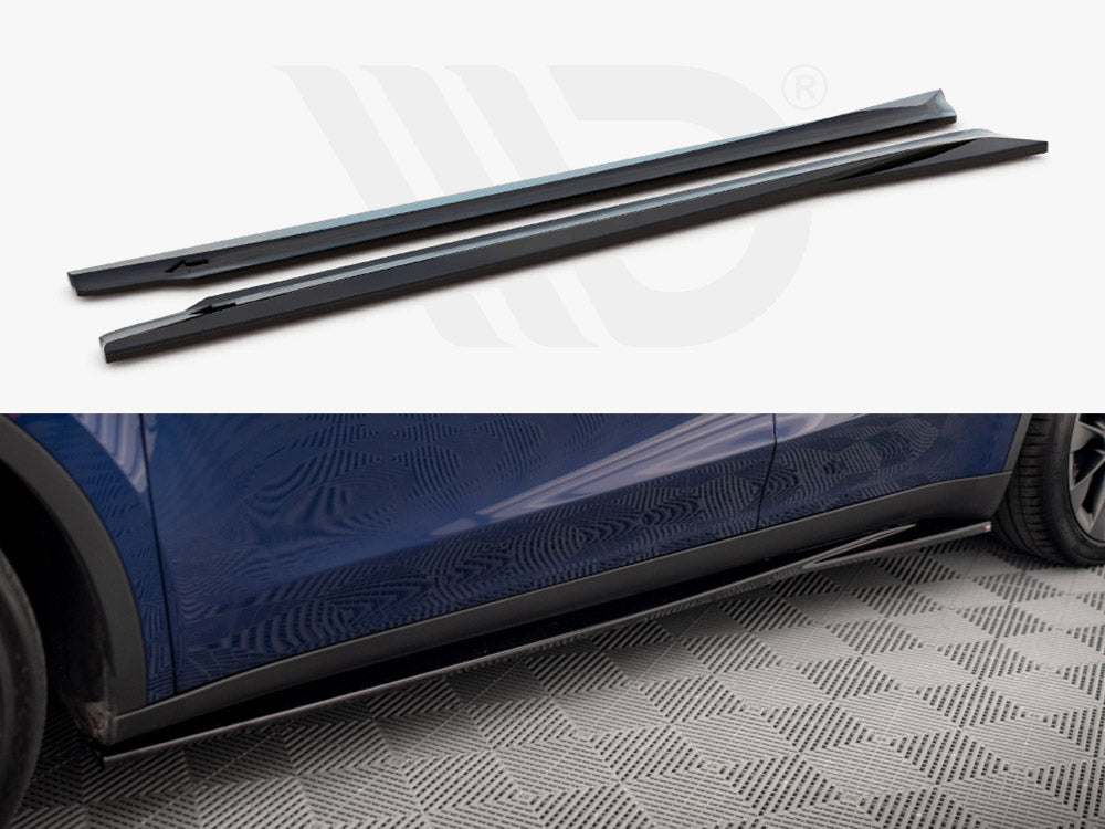 Side Skirts Diffusers V.1 Tesla Model Y Maxton Design