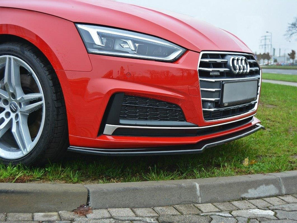 Front Splitter V.1 Audi S5 / A5 S-line F5 Coupe / Sportback 2016- Maxton Design