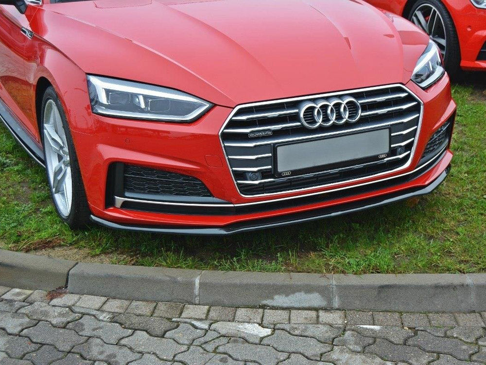 Front Splitter V.2 Audi S5 / A5 S-line F5 Coupe / Sportback 2016- Maxton Design