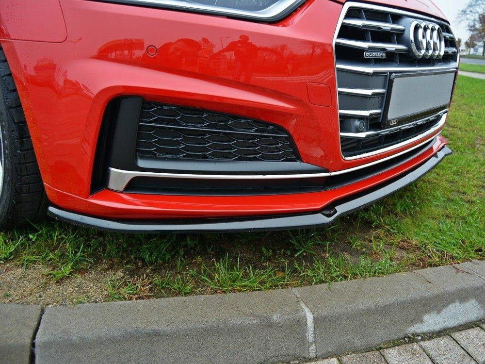 Front Splitter V.2 Audi S5 / A5 S-line F5 Coupe / Sportback 2016- Maxton Design