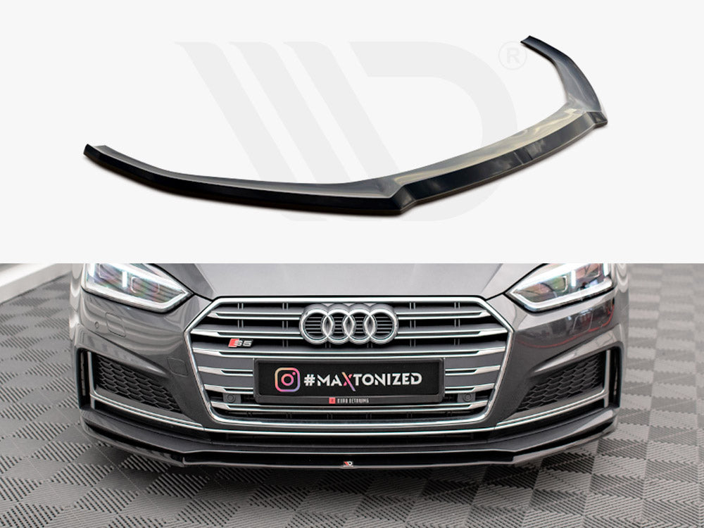 Front Splitter V.2 Audi S5 / A5 S-line F5 Coupe / Sportback 2016- Maxton Design