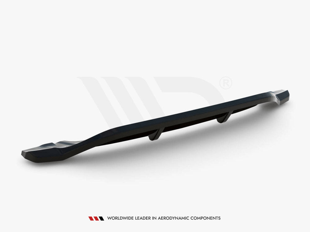 Central Rear Splitter (Vertical Bars) BMW X3 M40i / M40d G01 Maxton Design