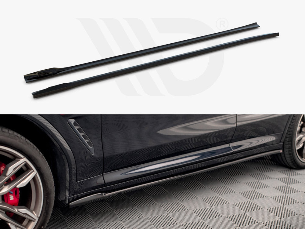 Side Skirts Diffusers BMW X3 M40d / M40i / M-Pack G01 Maxton Design