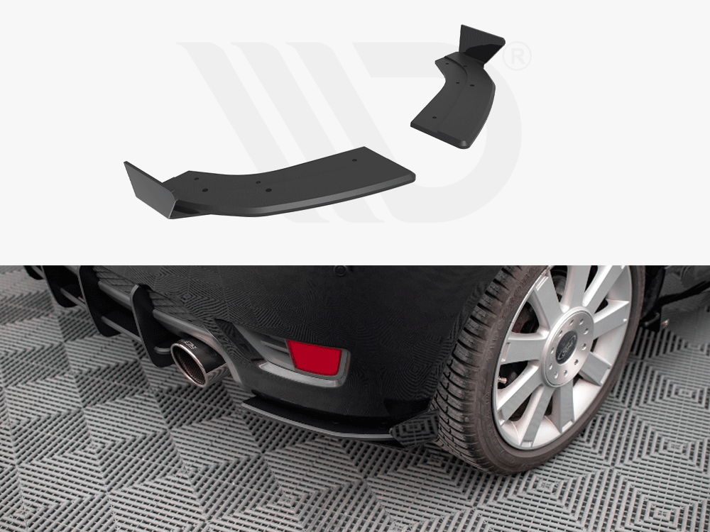 Street PRO Rear Side Splitters + Flaps Ford Fiesta ST Mk6 Maxton Design