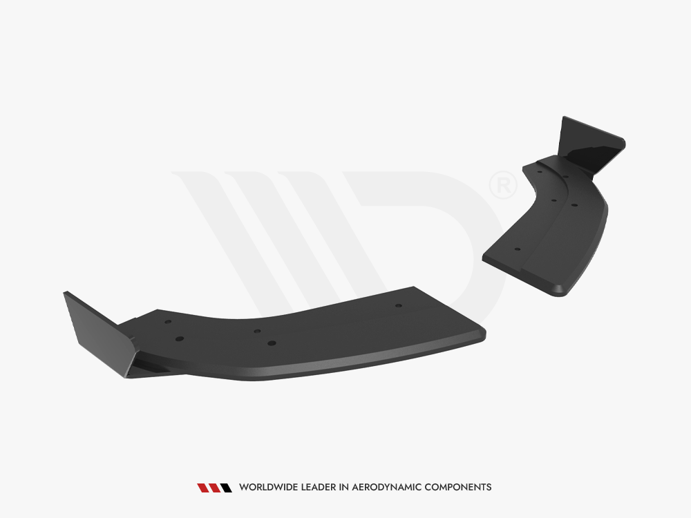 Street PRO Rear Side Splitters + Flaps Ford Fiesta ST Mk6 Maxton Design