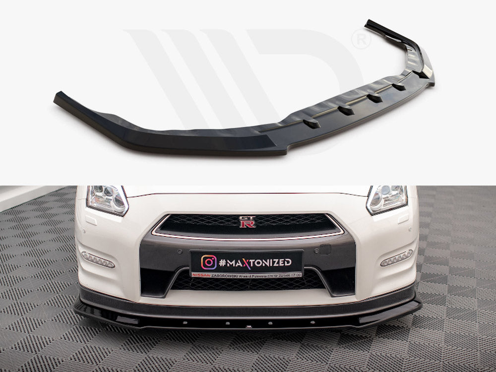 Front Splitter Nissan GTR R35 Facelift Maxton Design