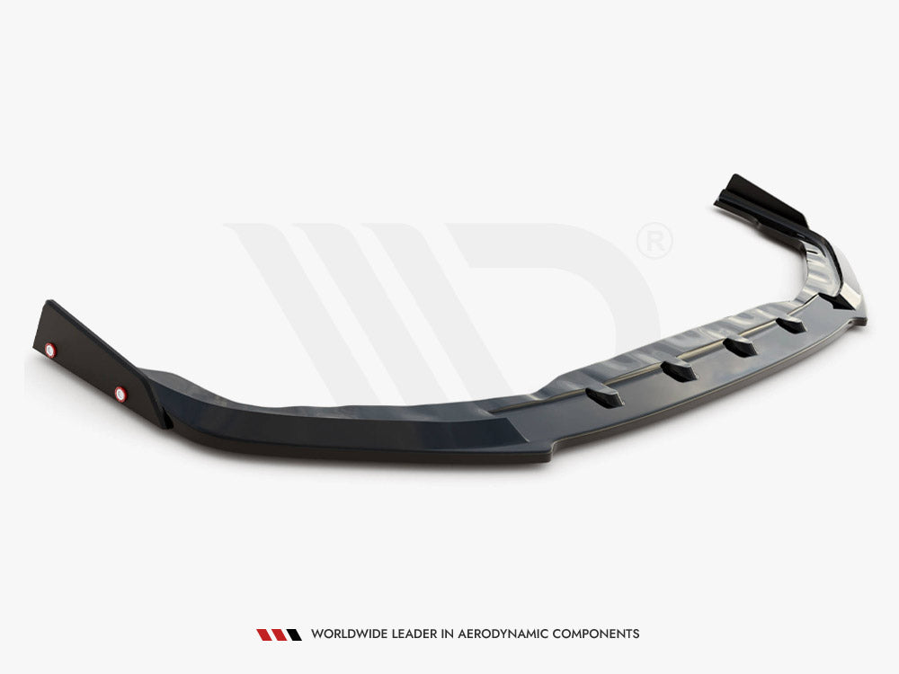 Front Splitter + Flaps Nissan GTR R35 Facelift Maxton Design