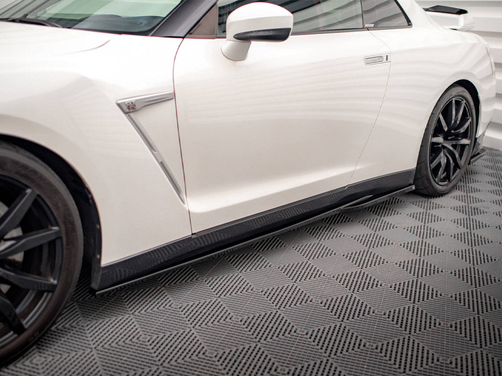 Side Skirts Diffusers Nissan GTR R35 Facelift Maxton Design