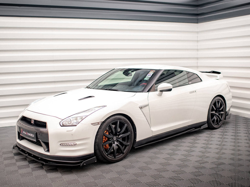 Side Skirts Diffusers + Flaps Nissan GTR R35 Facelift Maxton Design