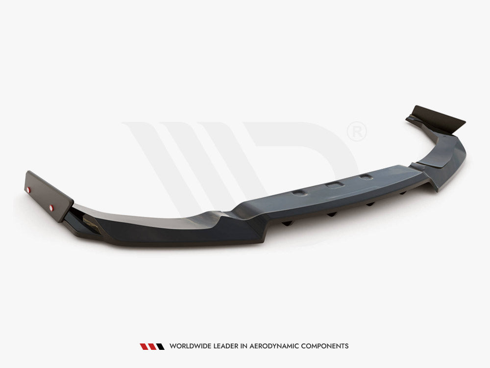 Central Rear Splitter + Flaps Nissan GTR R35 Facelift Maxton Design