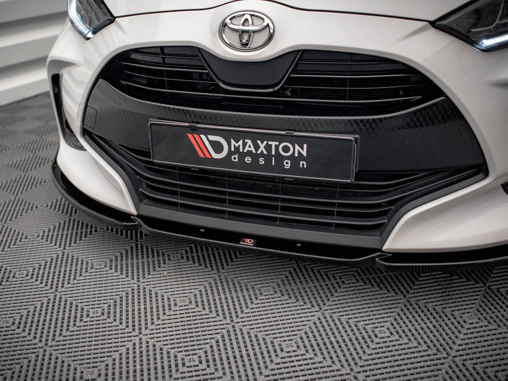 Front Splitter V.1 + Flaps Toyota Yaris Mk4 Maxton Design