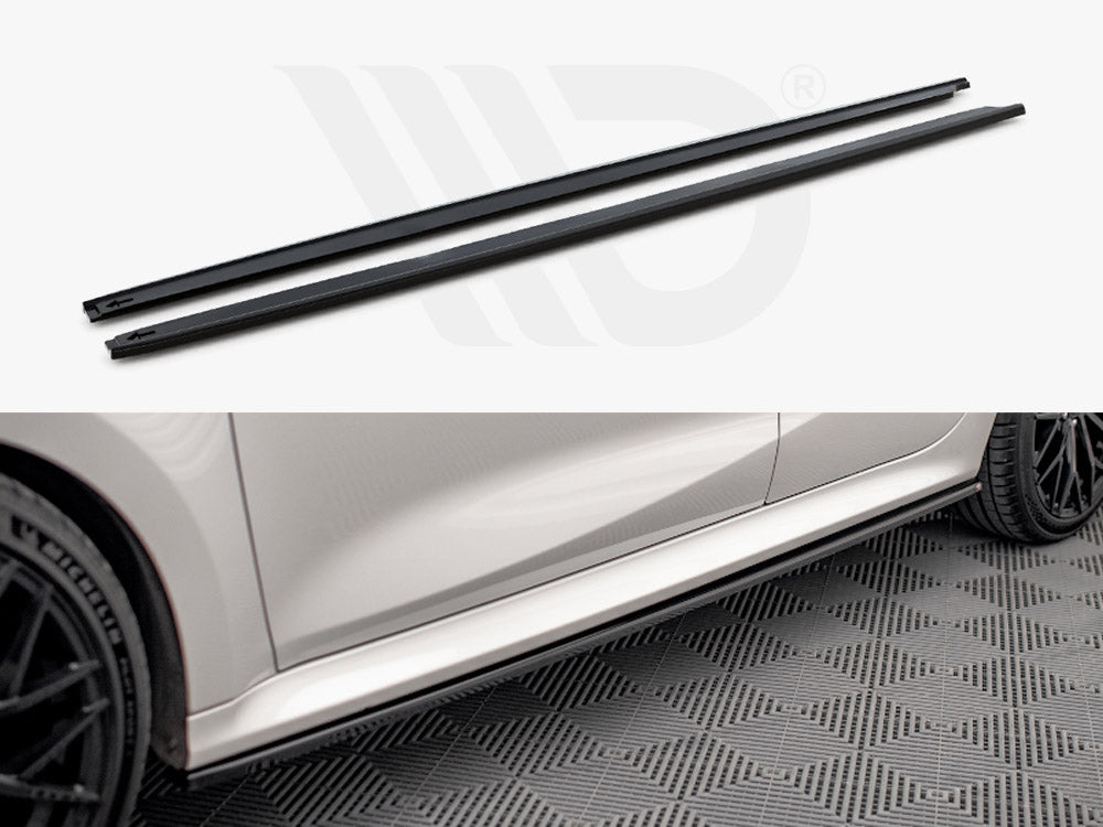 Side Skirts Diffusers V.2 Toyota Yaris Mk4 Maxton Design