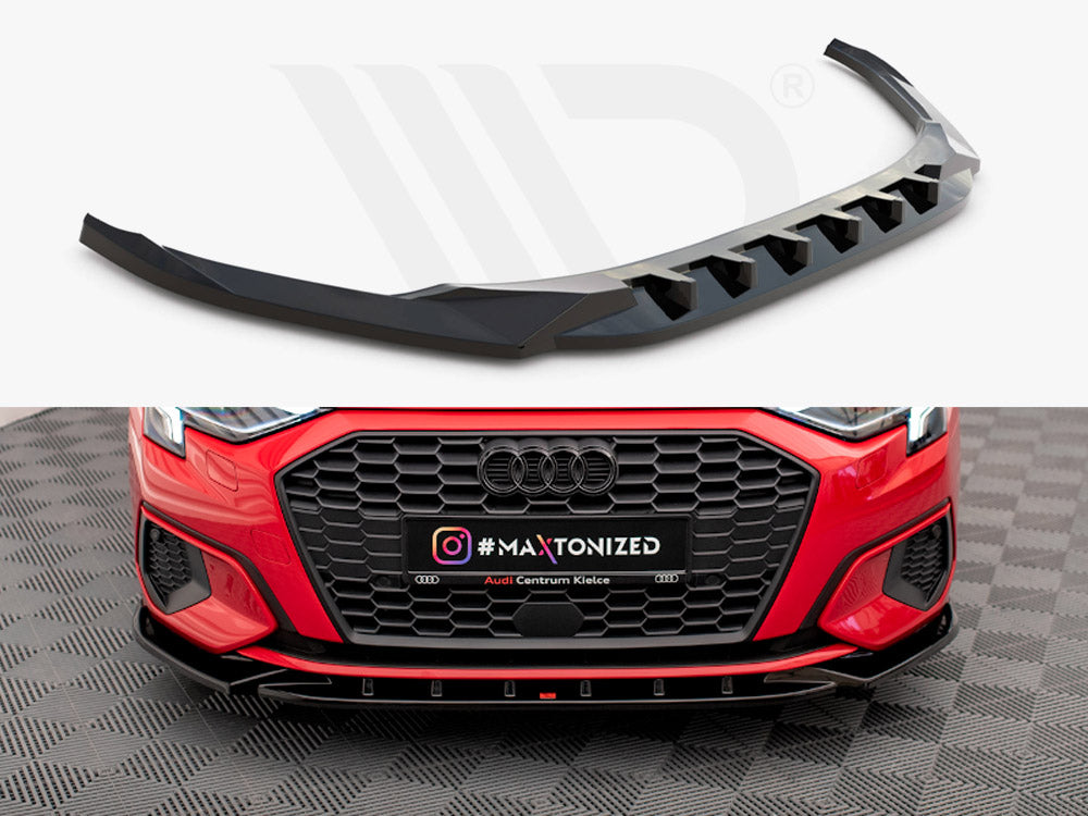 Front Splitter V.1 Audi A3 8Y Maxton Design