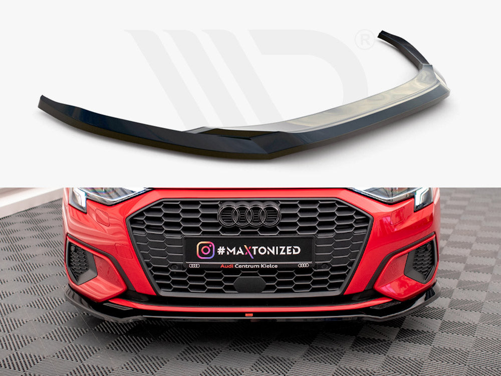 Front Splitter V.2 Audi A3 8Y Maxton Design