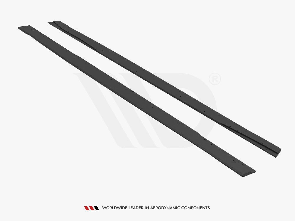 Street PRO Side Skirts Diffusers Mercedes A35 AMG / AMG-Line Aero Pack W177 Maxton Design