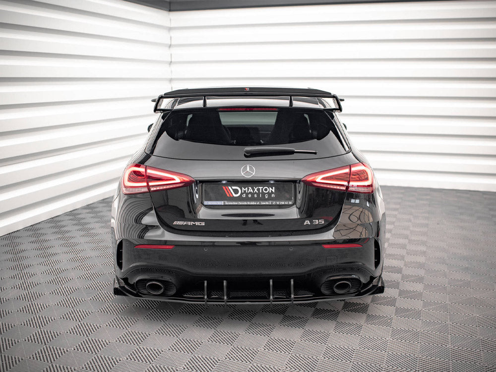 Street PRO Rear Valance + Flaps Mercedes A35 AMG Hatchback Aero Pack W177 Maxton Design