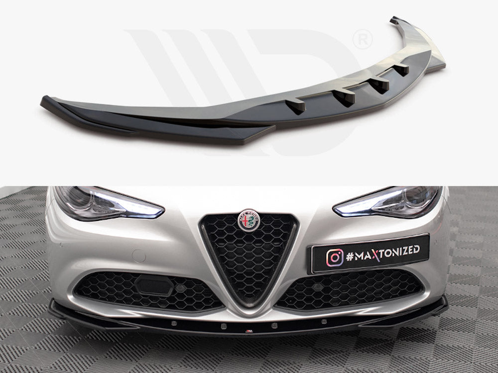 Front Splitter V.2 Alfa Romeo Giulia Sport Maxton Design