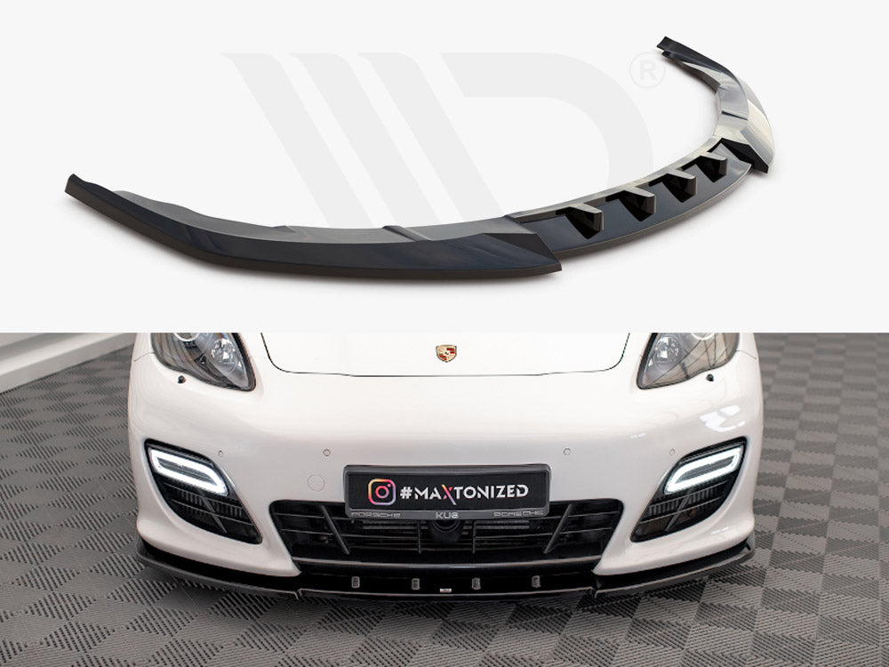 Front Splitter V.1 Porsche Panamera Turbo Sport Design Package 970 Maxton Design