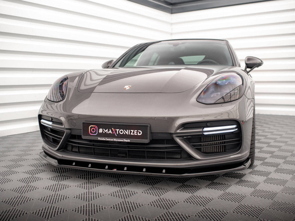 Front Splitter V.1 Porsche Panamera E-Hybrid 971 Maxton Design