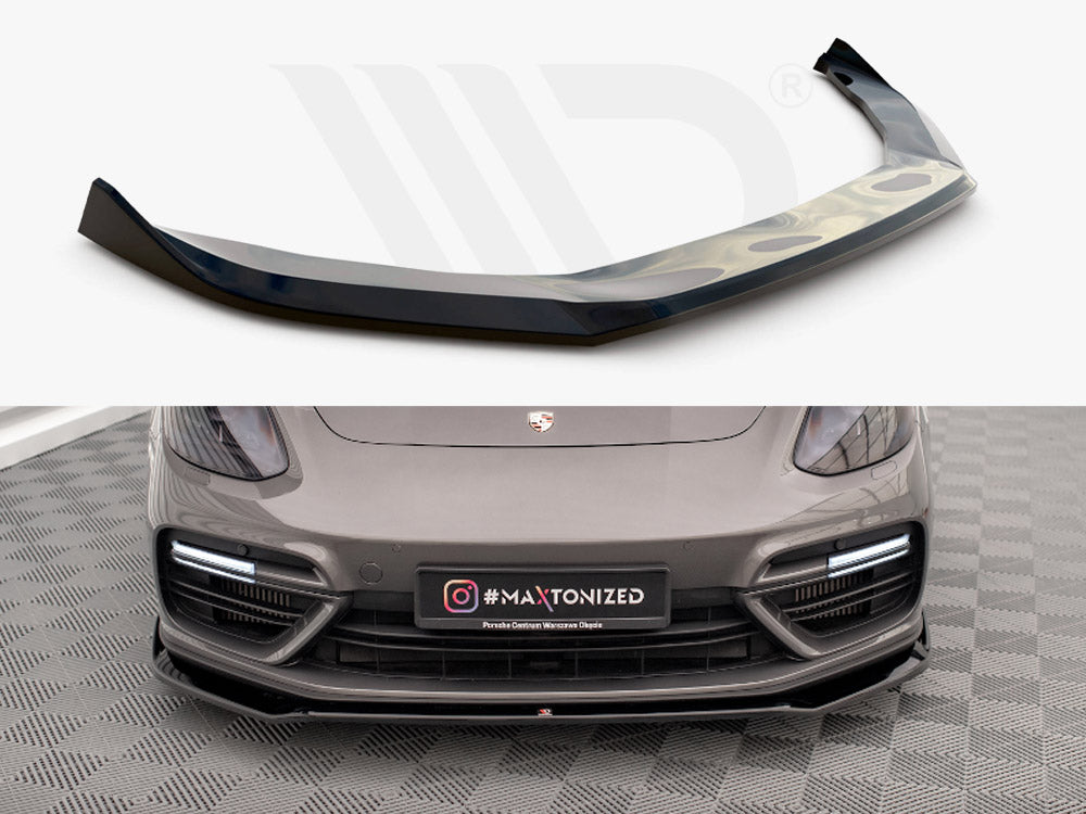 Front Splitter V.2 Porsche Panamera E-Hybrid 971 Maxton Design