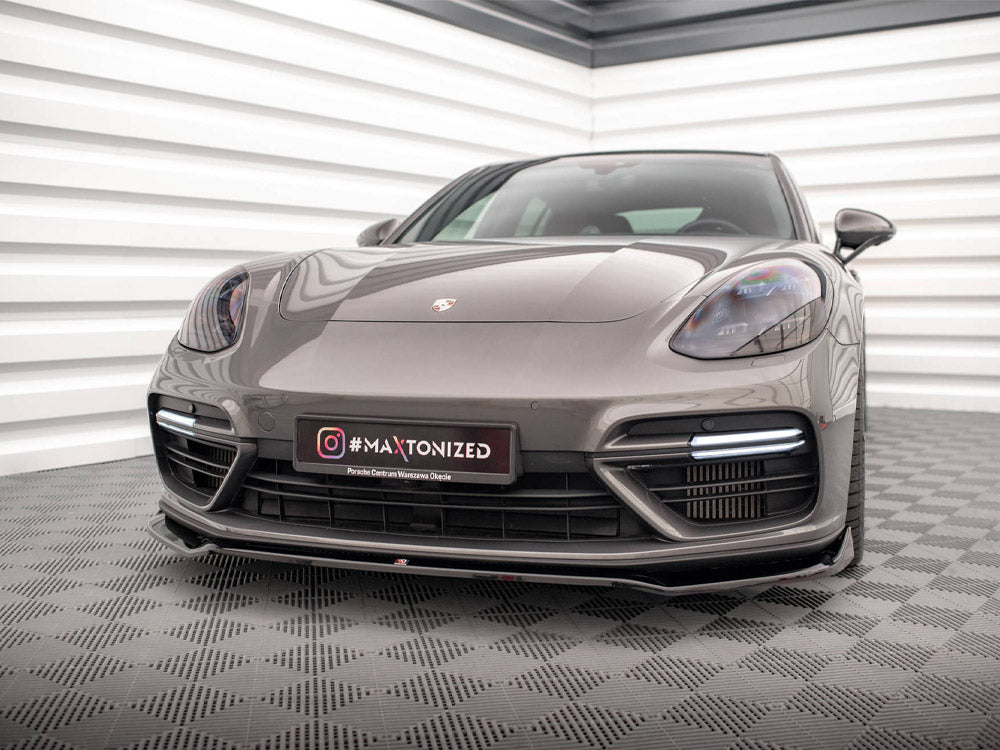 Front Splitter V.2 Porsche Panamera E-Hybrid 971 Maxton Design