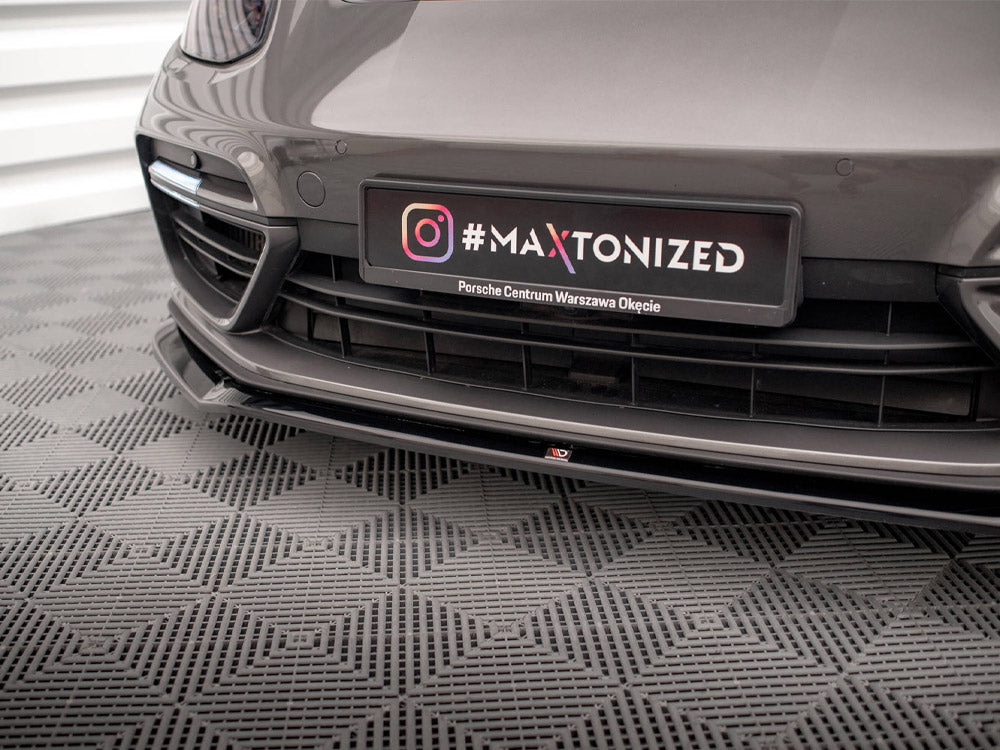 Front Splitter V.2 Porsche Panamera E-Hybrid 971 Maxton Design