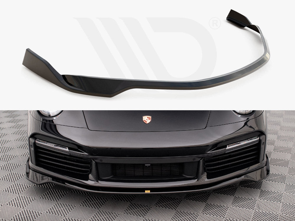 Front Splitter Porsche 911 Turbo S 992 Maxton Design