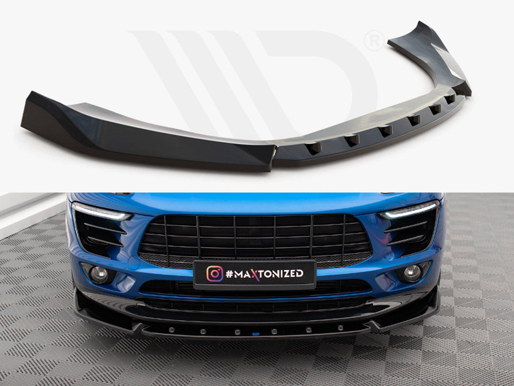 Front Splitter V.2 Porsche Macan Mk1 Maxton Design