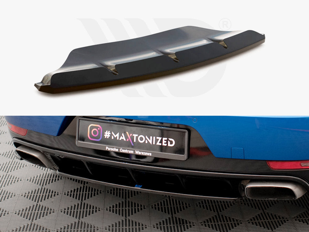 Central Rear Splitter Porsche Macan Mk1 Maxton Design