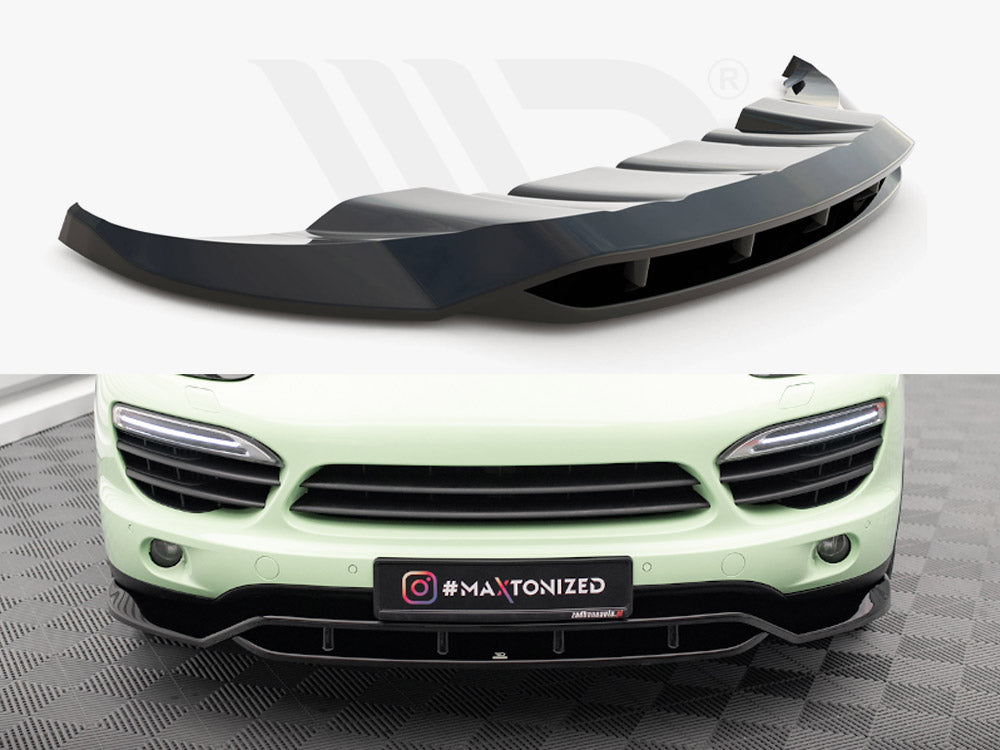 Front Splitter Porsche Cayenne Mk2 Maxton Design