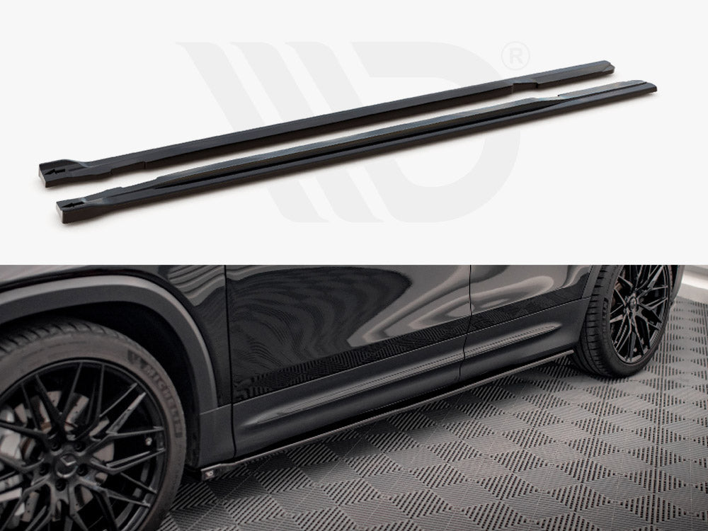 Side Skirts Diffusers Mercedes AMG GLB 35 X247 Maxton Design