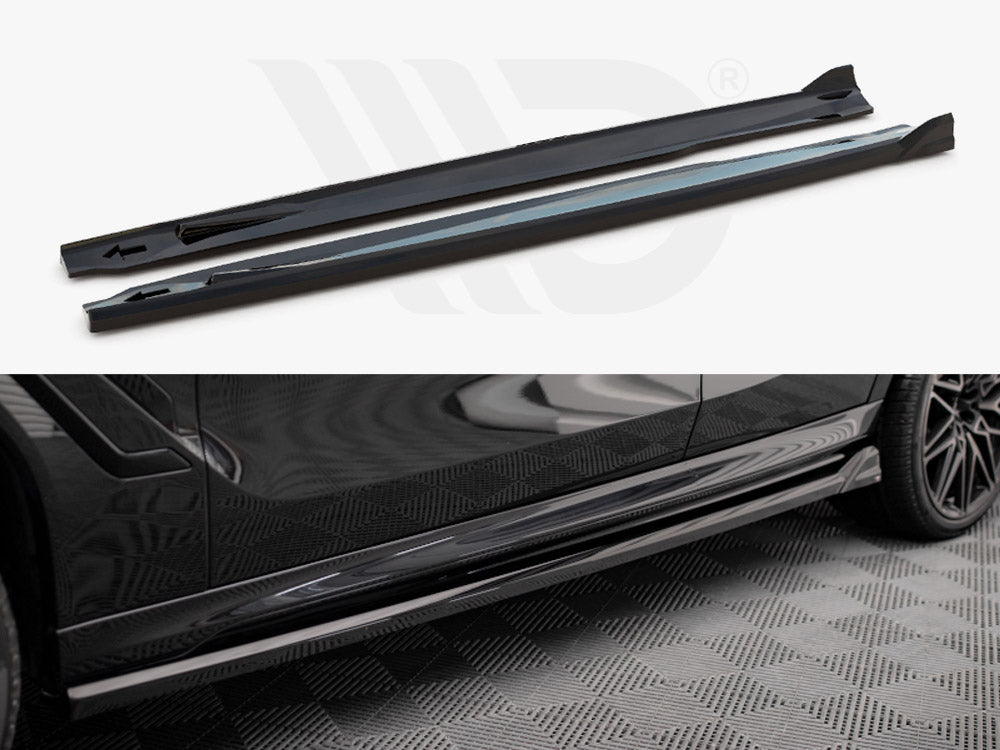 Side Skirts Diffusers BMW X6 M F96 / X6 M-Pack G06 Maxton Design