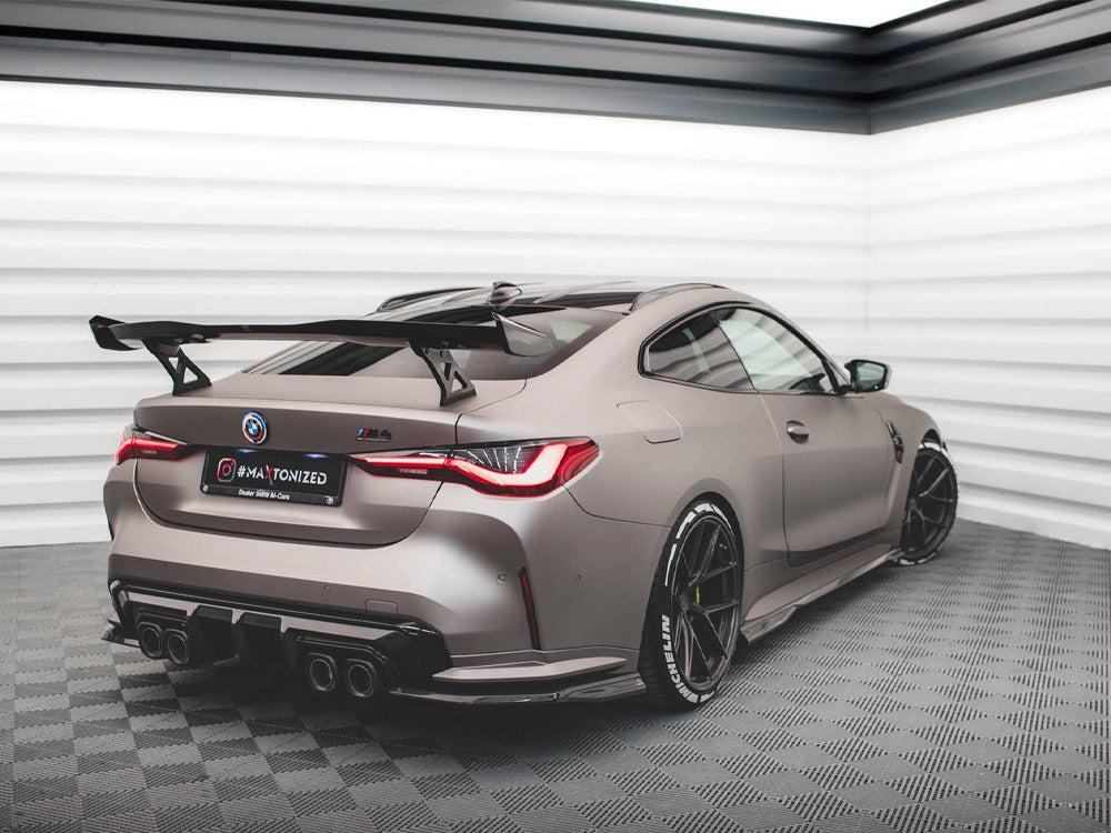 Carbon Fiber Rear Side Splitters BMW M4 G82 Maxton Design