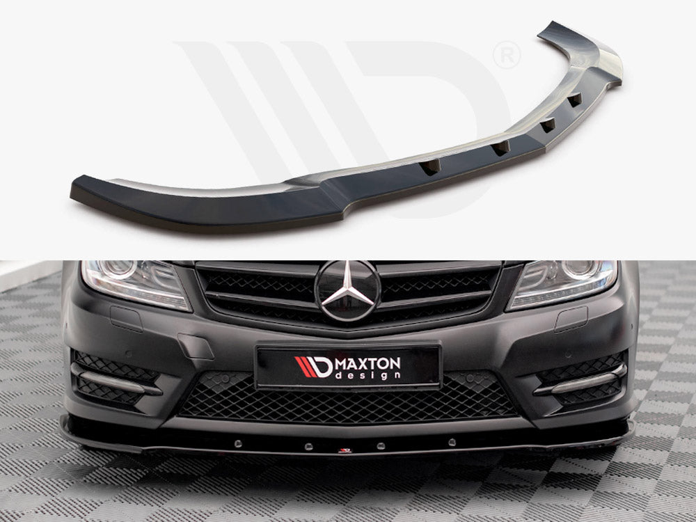 Front Splitter V.2 Mercedes C Coupe AMG-Line C204 Maxton Design